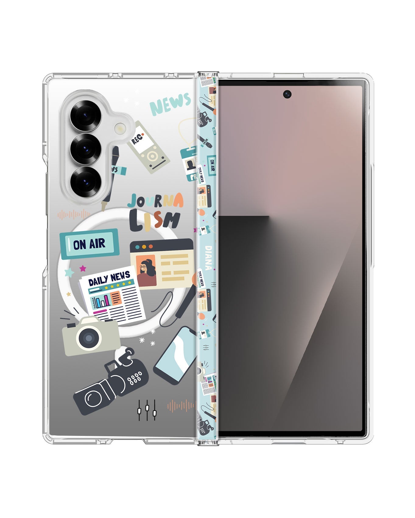 Android Flip / Fold Rearguard Hinge - Journalism