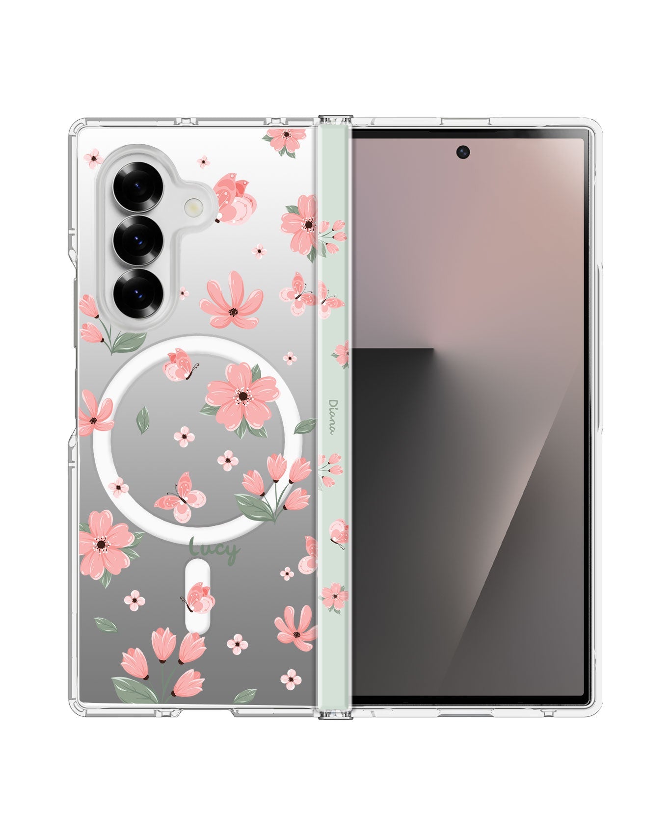 Android Flip / Fold Rearguard Hinge - Pink Delight