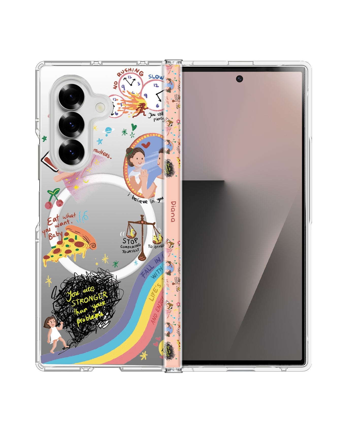 Android Flip / Fold Rearguard Hinge - Self Love 2.0