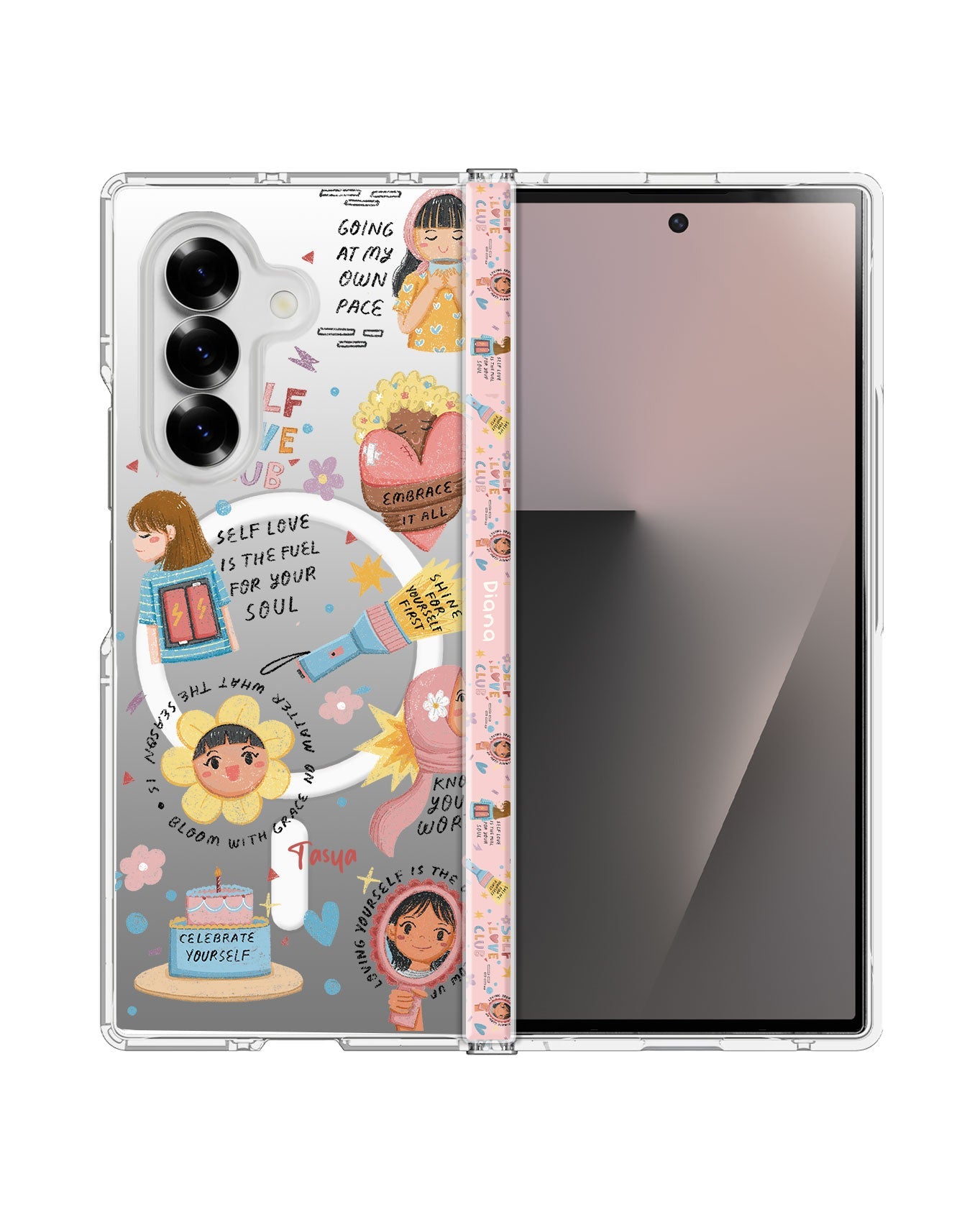 Android Flip / Fold Rearguard Hinge - Self Love Club