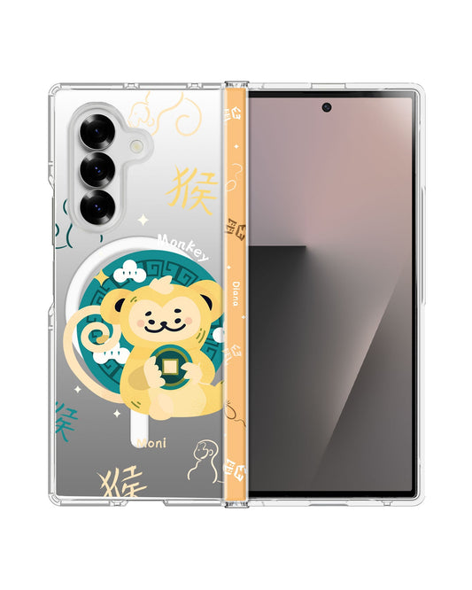 Android Flip / Fold Rearguard Hinge - Monkey (Chinese Zodiac / Shio)