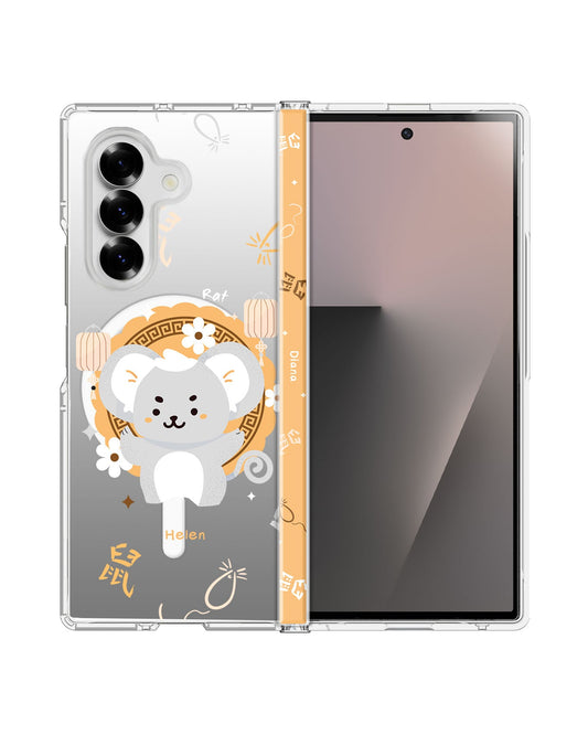 Android Flip / Fold Rearguard Hinge - Rat (Chinese Zodiac / Shio)