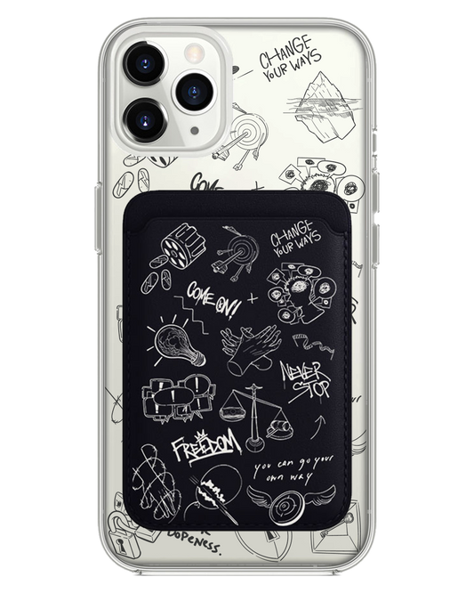 iPhone Magnetic Wallet Case - Freedom