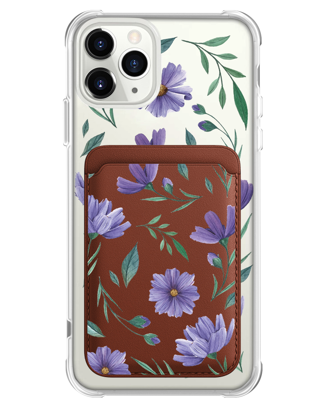 iPhone Magnetic Wallet Case - February Violet
