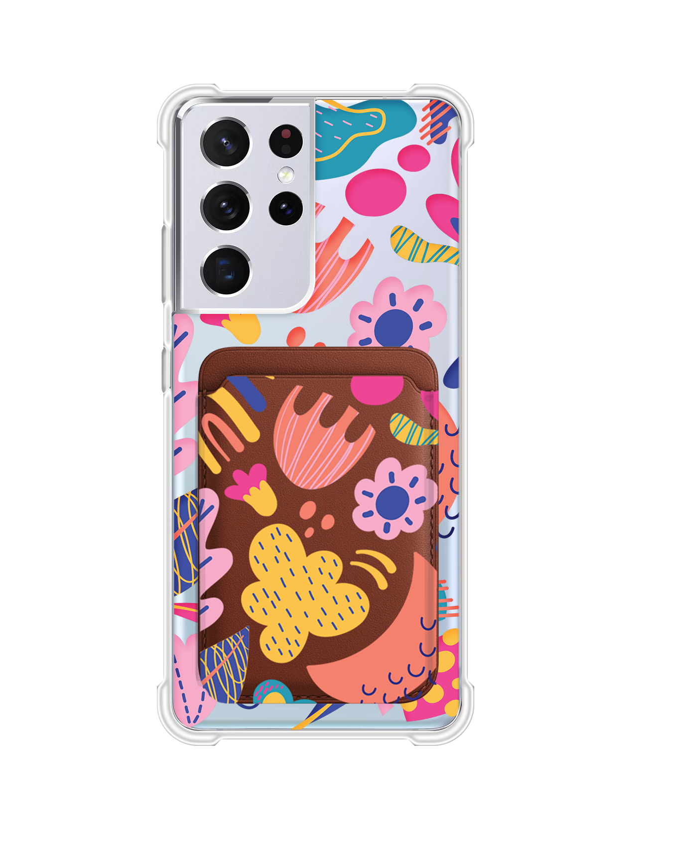 Android Magnetic Wallet Case - Florals