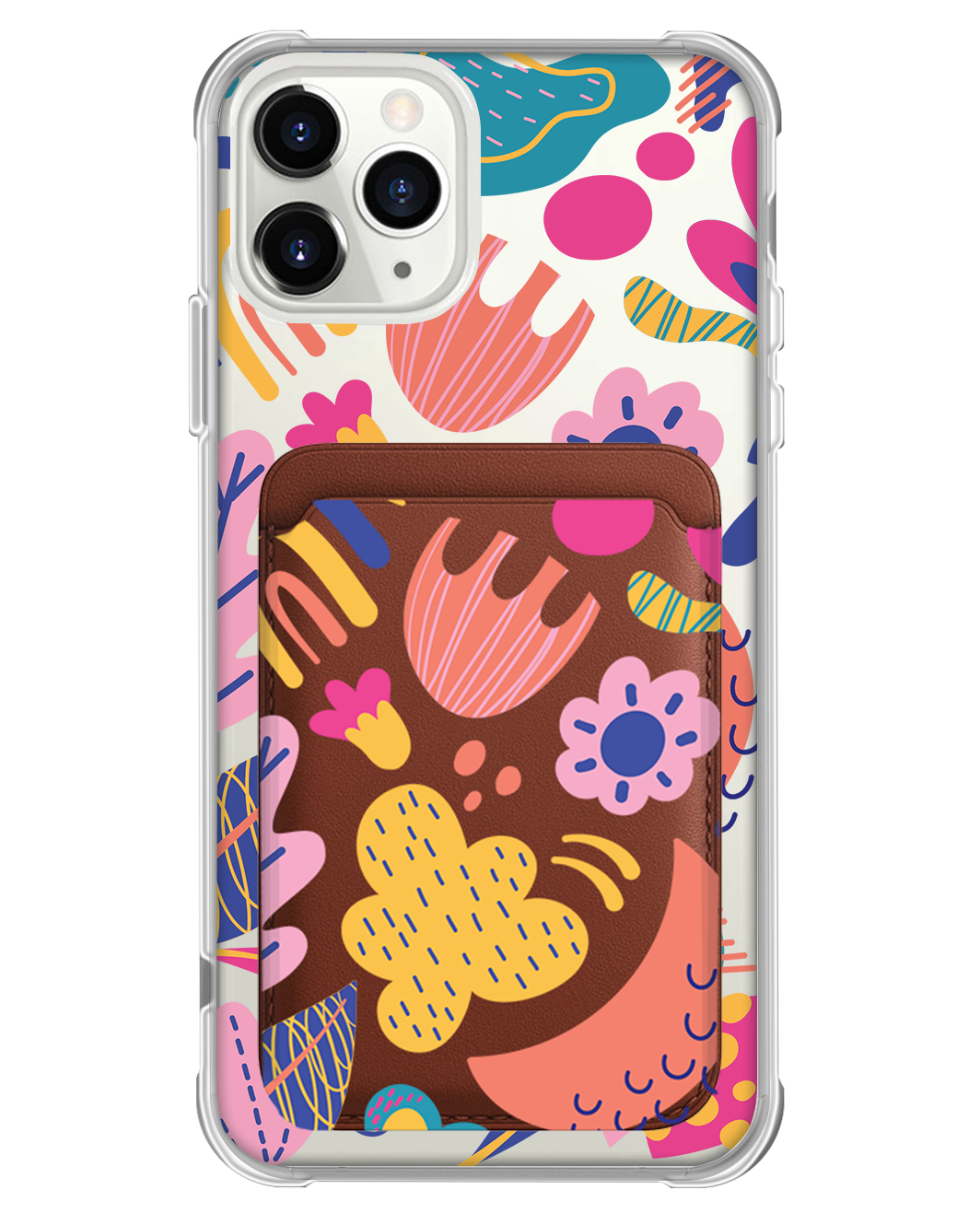 iPhone Magnetic Wallet Case - Florals