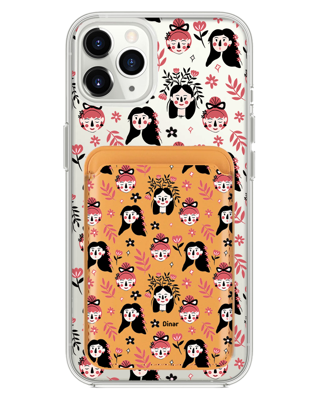 เคส iPhone แบบแม่เหล็ก - Flowery Faces