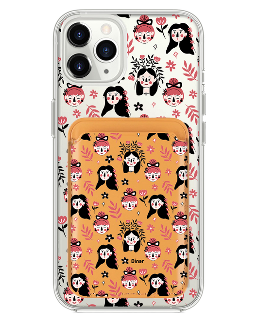 เคส iPhone แบบแม่เหล็ก - Flowery Faces