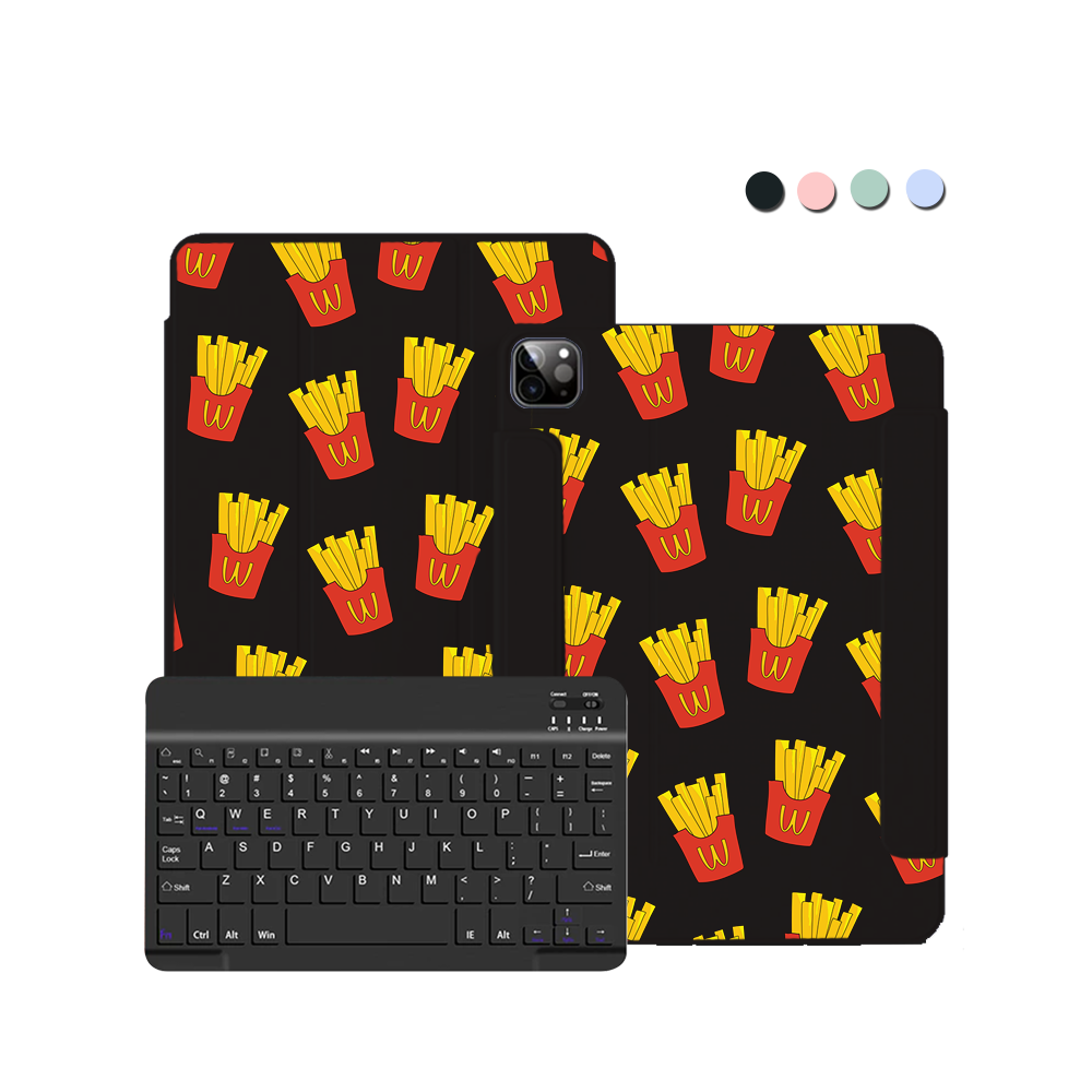 ฝาพับคีย์บอร์ดไร้สายสำหรับ iPad / Android - Fries