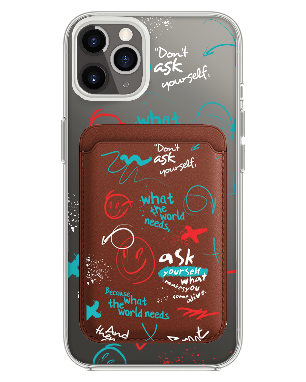 iPhone Magnetic Wallet Case - Graffiti 2.0