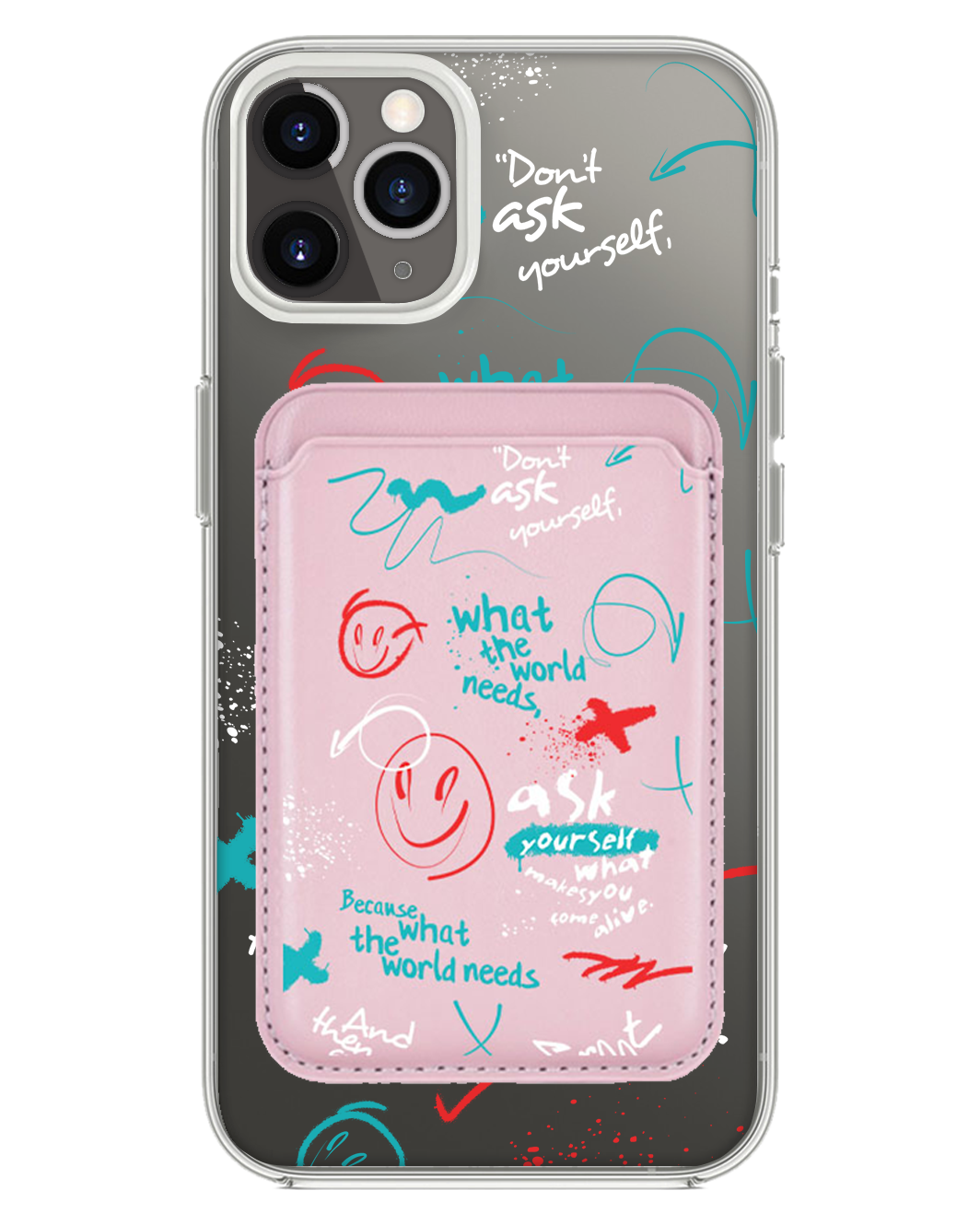iPhone Magnetic Wallet Case - Graffiti 2.0