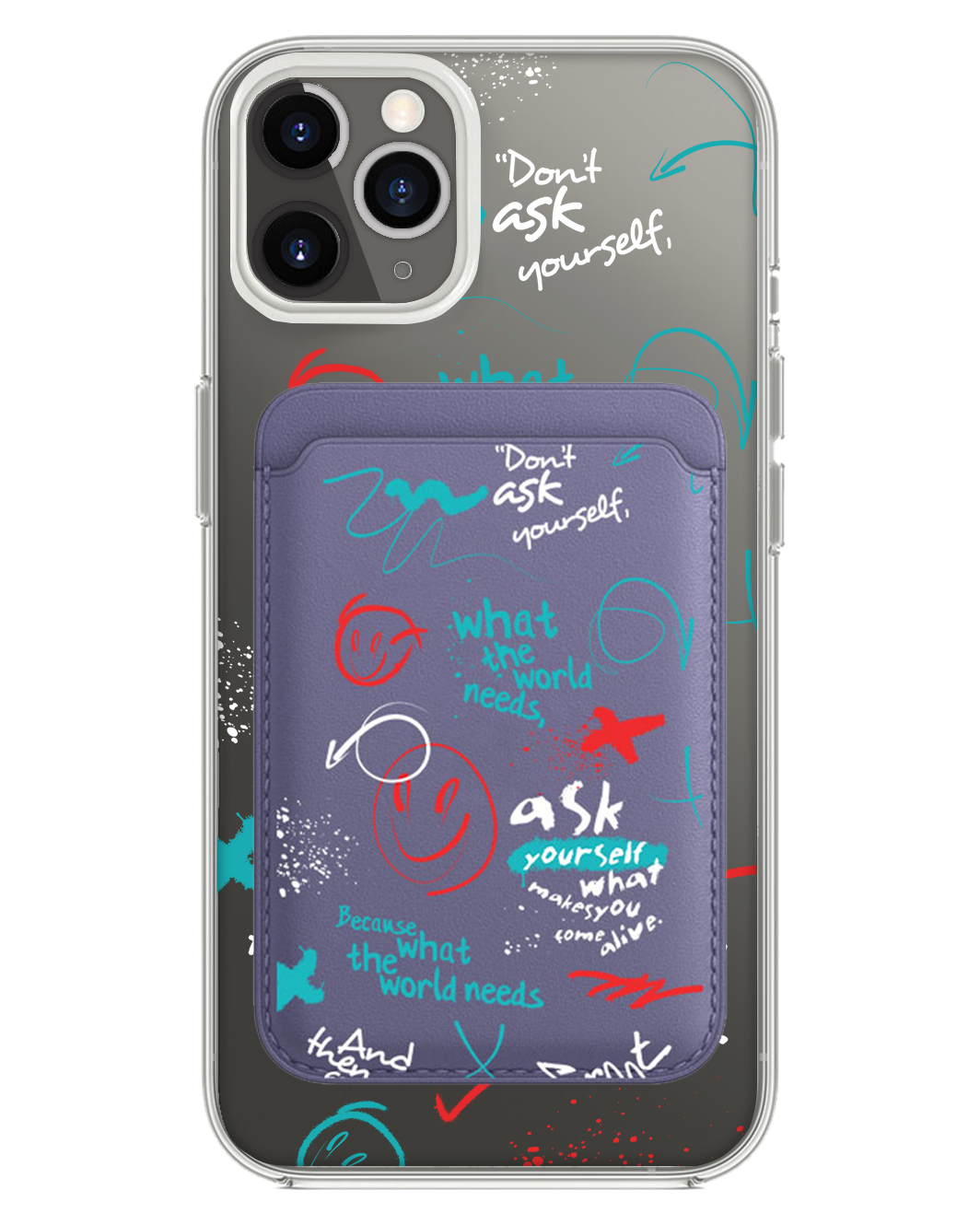 iPhone Magnetic Wallet Case - Graffiti 2.0