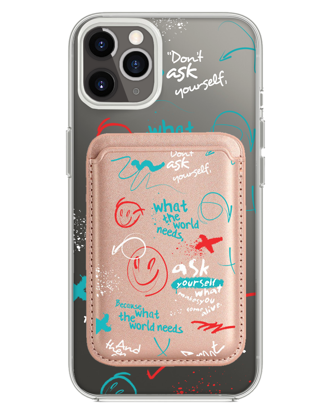 iPhone Magnetic Wallet Case - Graffiti 2.0
