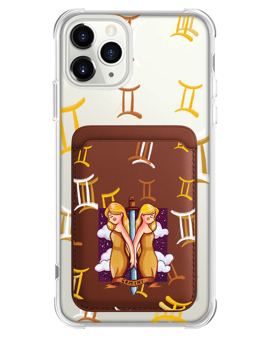 iPhone Magnetic Wallet Case - Gemini