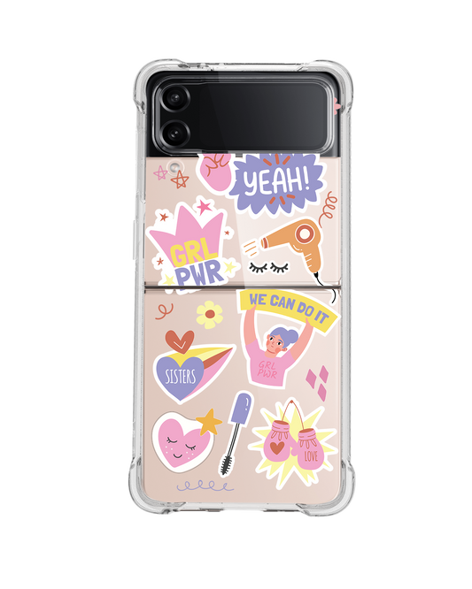 Android Flip / Fold Rearguard Hybrid - Girl Power Sticker Pack