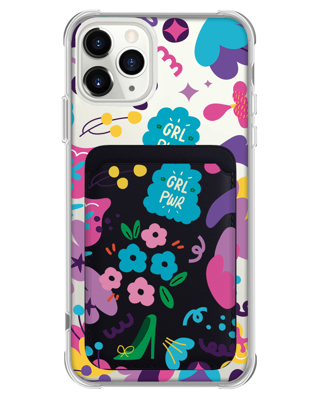 iPhone Magnetic Wallet Case - Girl Power