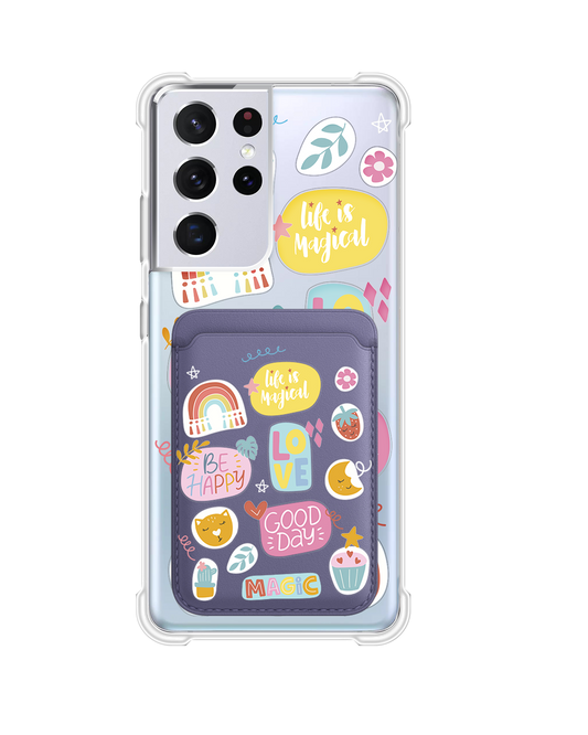 Android Magnetic Wallet Case - Good Day 1.0