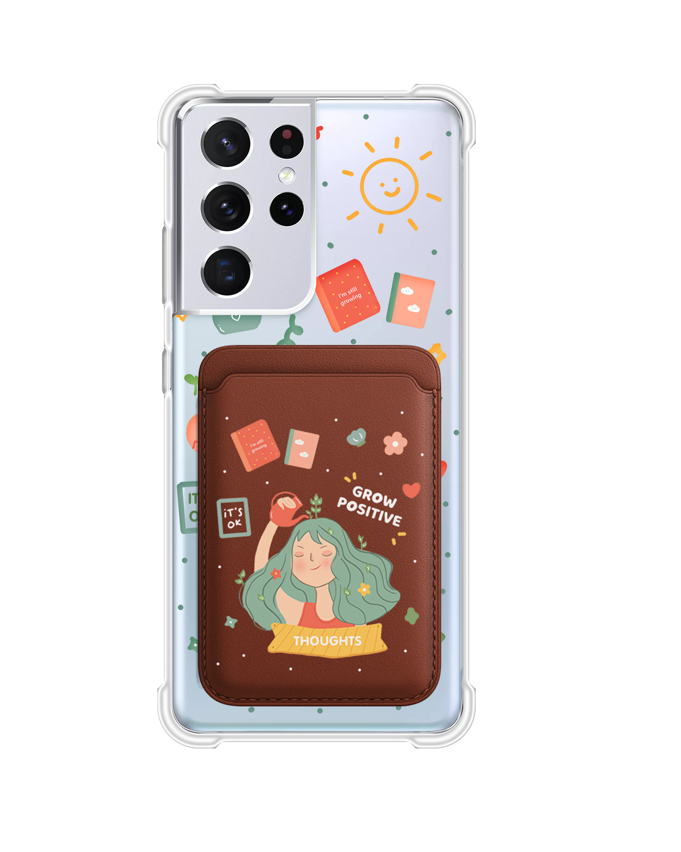 Android Magnetic Wallet Case - Grow