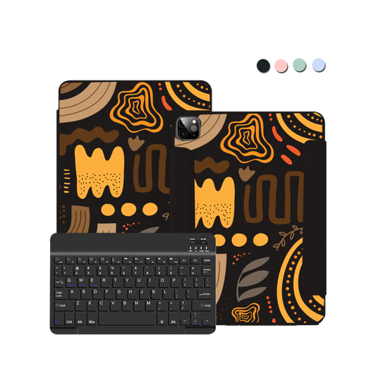 ฝาพับคีย์บอร์ดไร้สายสำหรับ iPad / Android Tab - Hello Autumn