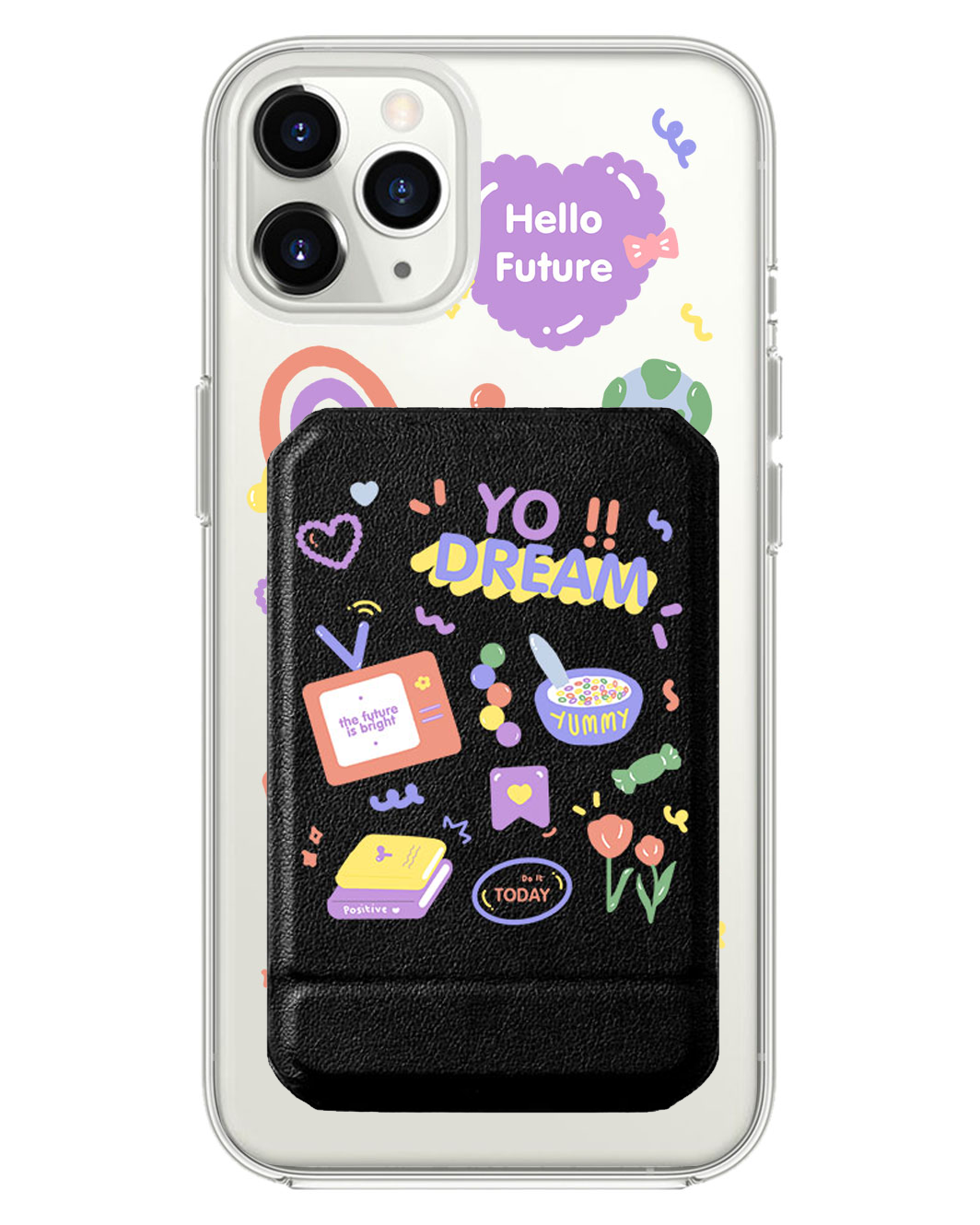 iPhone Magnetic Multifold Wallet - Hello Future