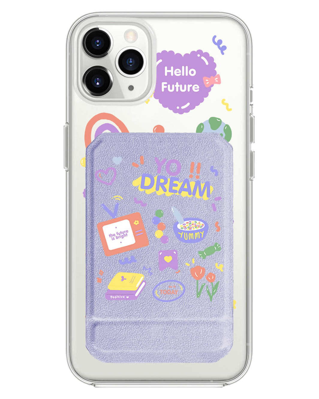 iPhone Magnetic Multifold Wallet - Hello Future