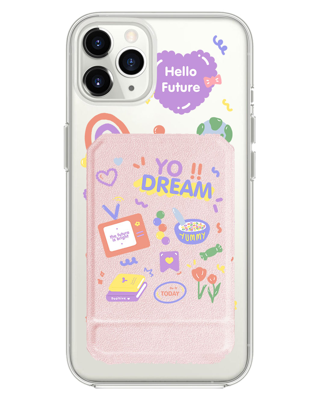 iPhone Magnetic Multifold Wallet - Hello Future