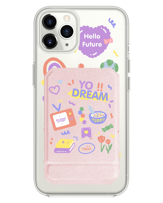 iPhone Magnetic Multifold Wallet - Hello Future