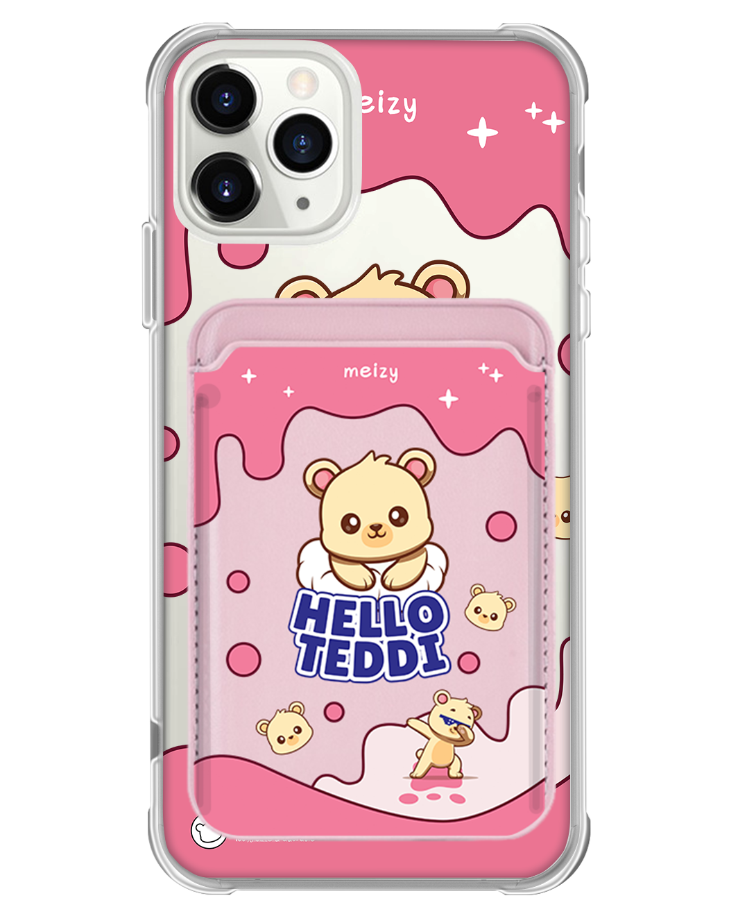 حافظة مغناطيسية لهاتف iPhone - Hello Teddy 2.0