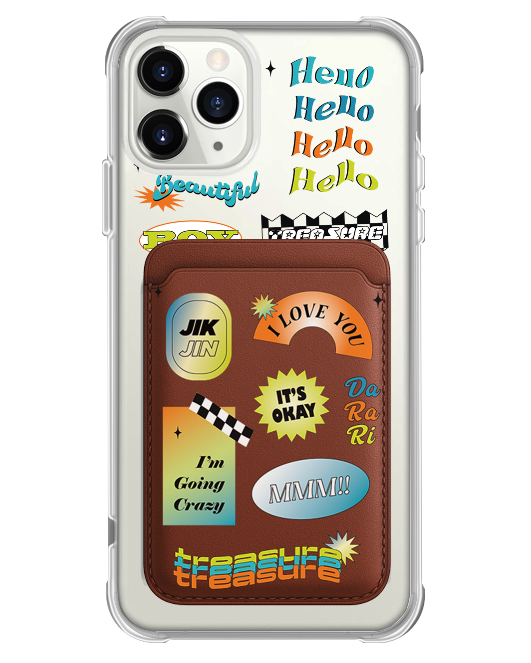 iPhone Magnetic Wallet Case - Hello Treasure