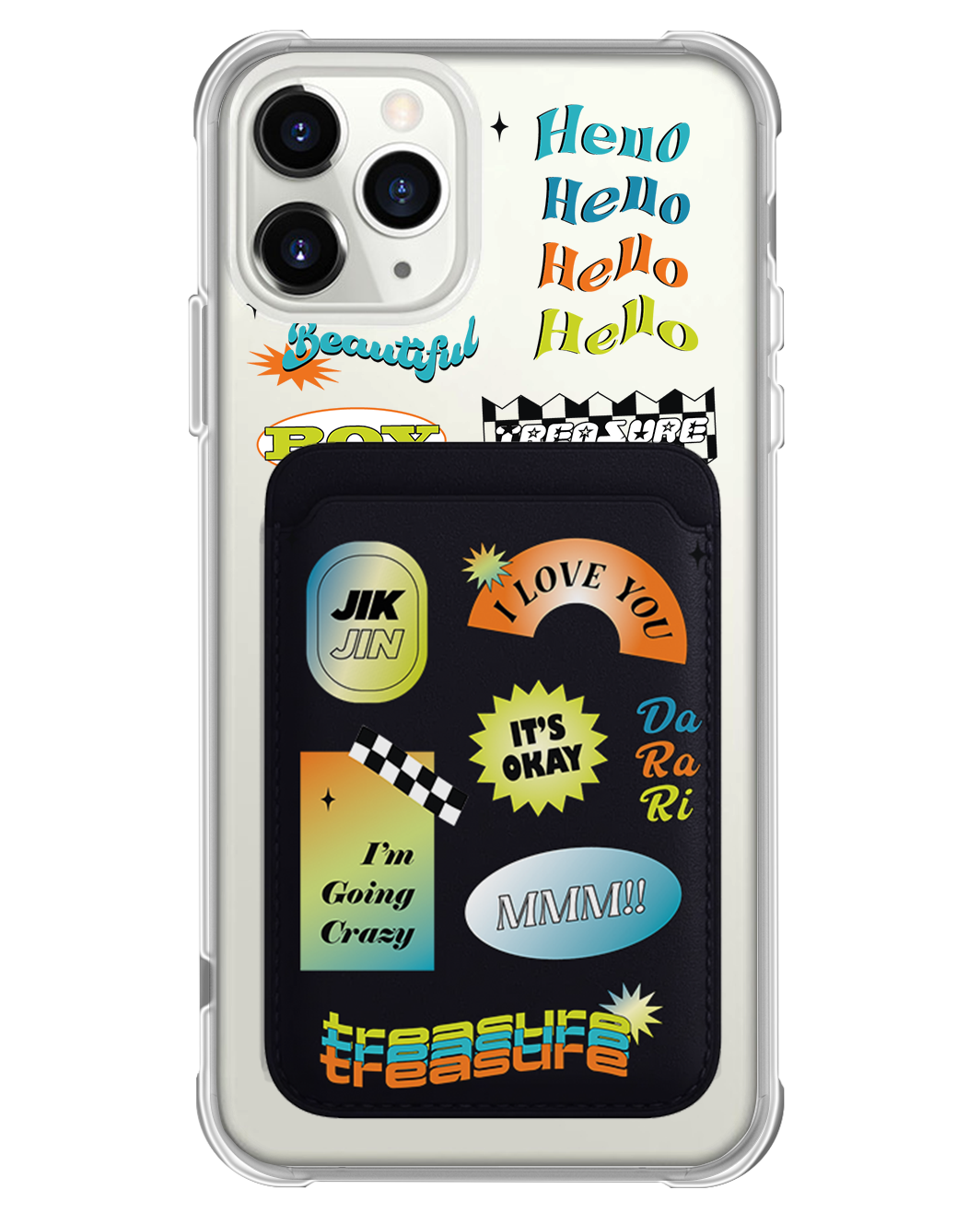 iPhone Magnetic Wallet Case - Hello Treasure