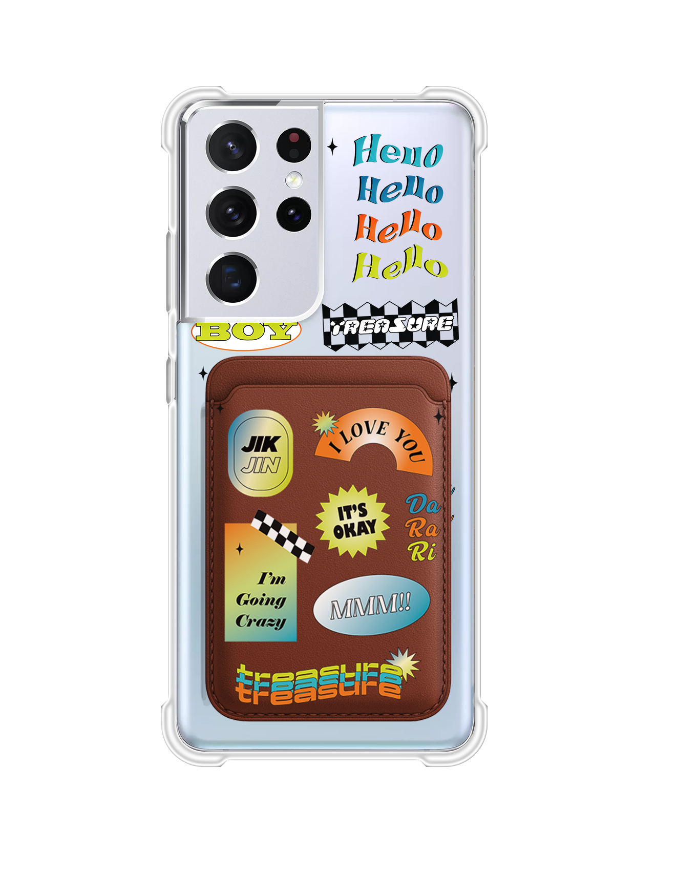 Android Magnetic Wallet Case - Hello Treasure