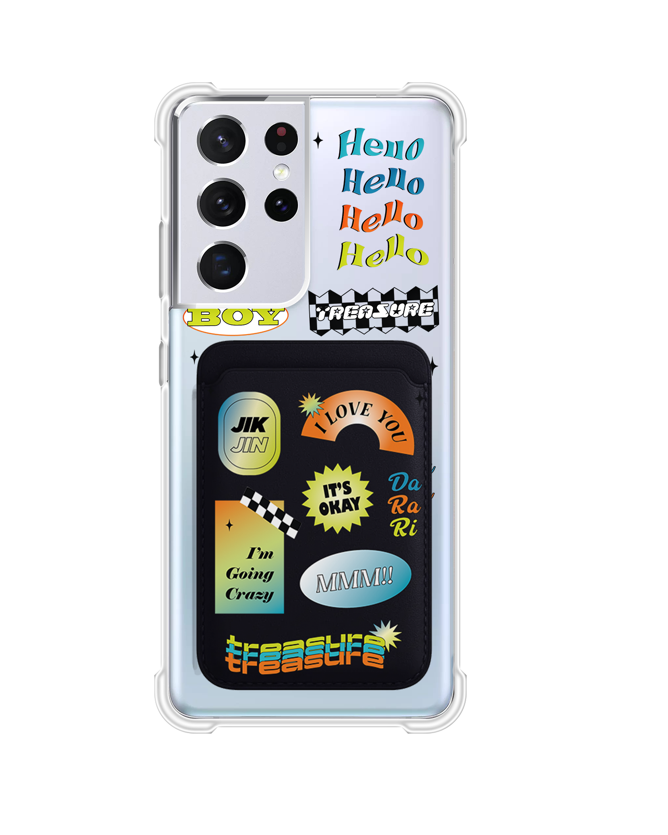 Android Magnetic Wallet Case - Hello Treasure