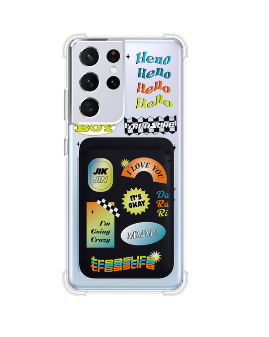 Android Magnetic Wallet Case - Hello Treasure