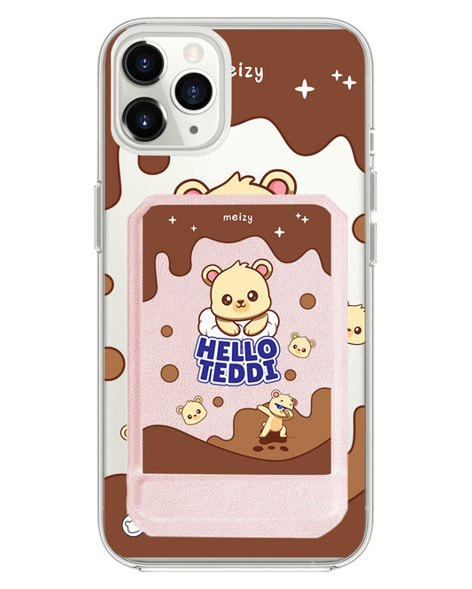 iPhone Magnetic Multifold Wallet - Hello Teddy 1.0
