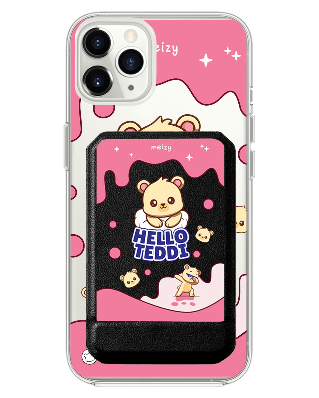 iPhone Magnetic Multifold Wallet - Hello Teddy 2.0