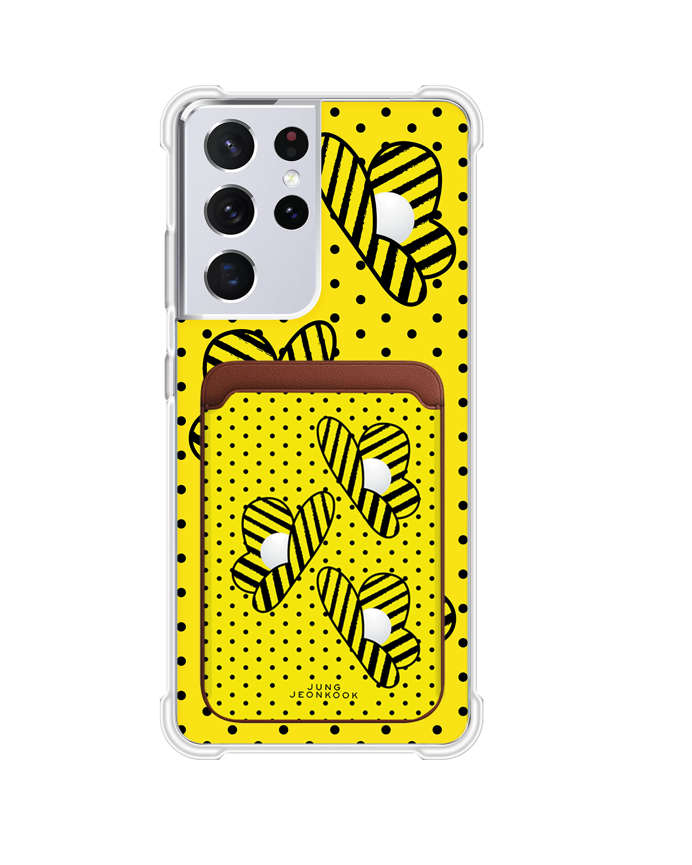 เคสกระเป๋าสตางค์แม่เหล็ก Android - สีฮันนี่