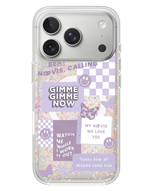 iPhone Glitter Case - Aespa Sticker Pack