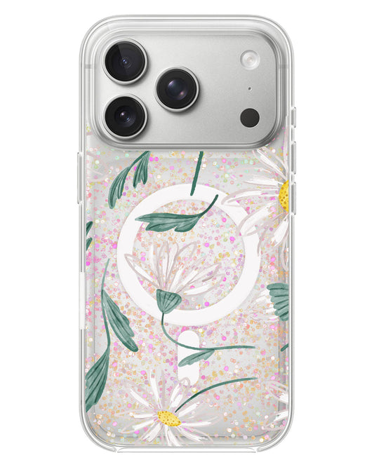 iPhone Glitter Case - April Daisy