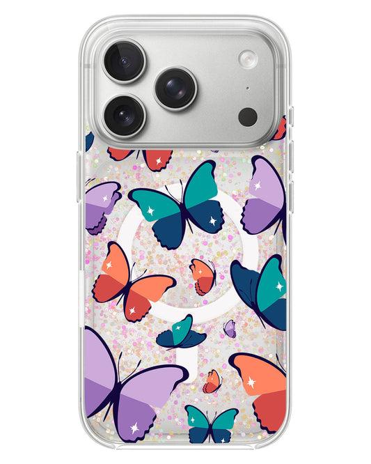 iPhone Glitter Case - Butterfly