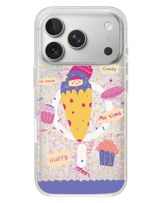 iPhone Glitter Case - Candy Doodle