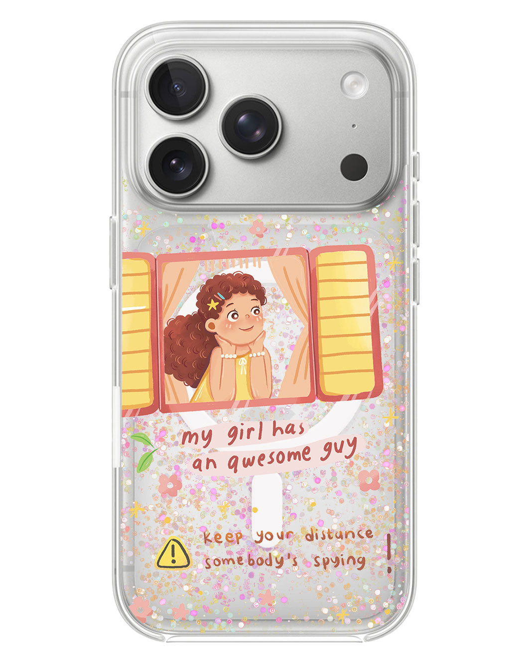iPhone Glitter Case - Crush Girl