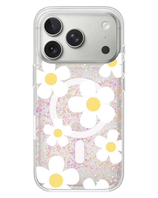 iPhone Glitter Case - Daisy 2.0