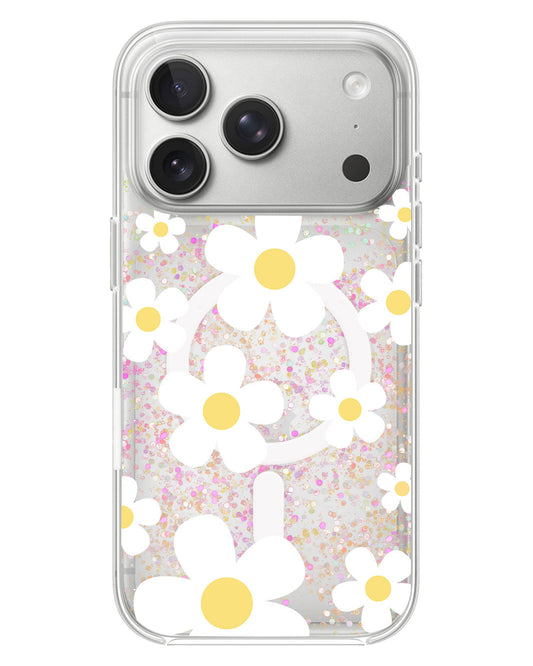 iPhone Glitter Case - Daisy 3.0
