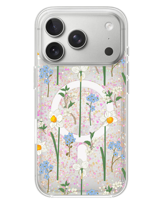 iPhone Glitter Case - December Narcissus