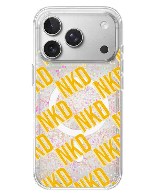 iPhone Glitter Case - Diagonal Initial Monogram 1.0