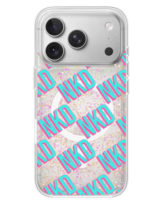 iPhone Glitter Case - Diagonal Initial Monogram 4.0