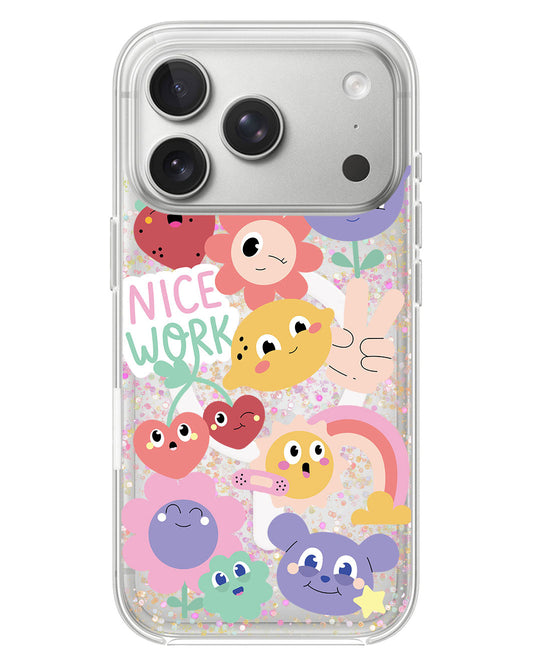 iPhone Glitter Case - Garden Party