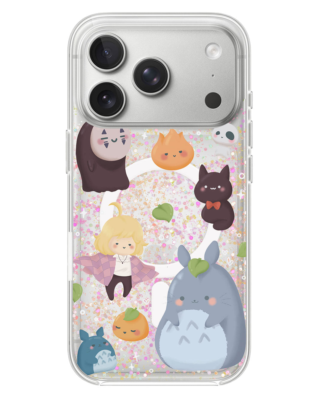 iPhone Glitter Case - Ghibli