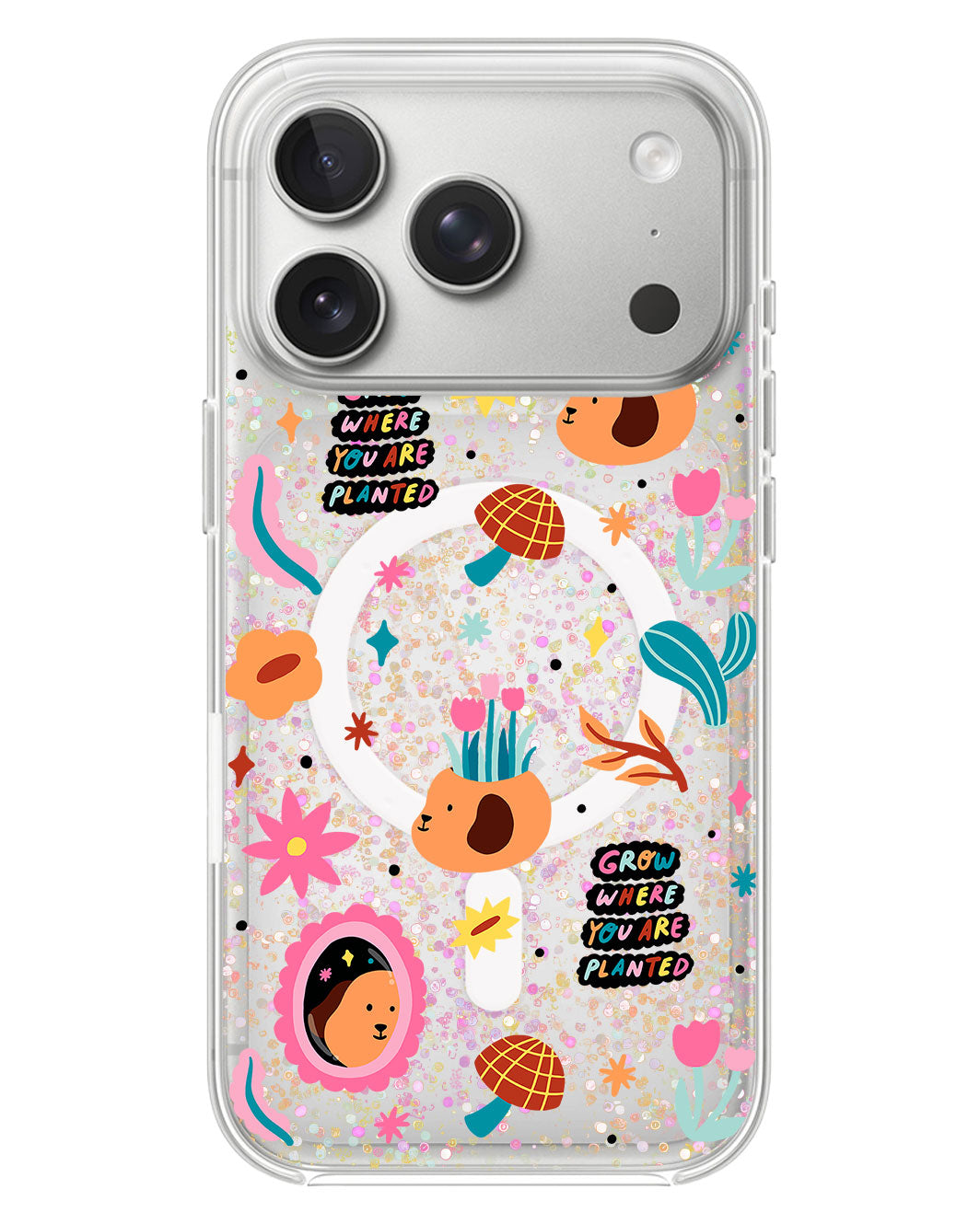 iPhone Glitter Case - Grow And Bloom
