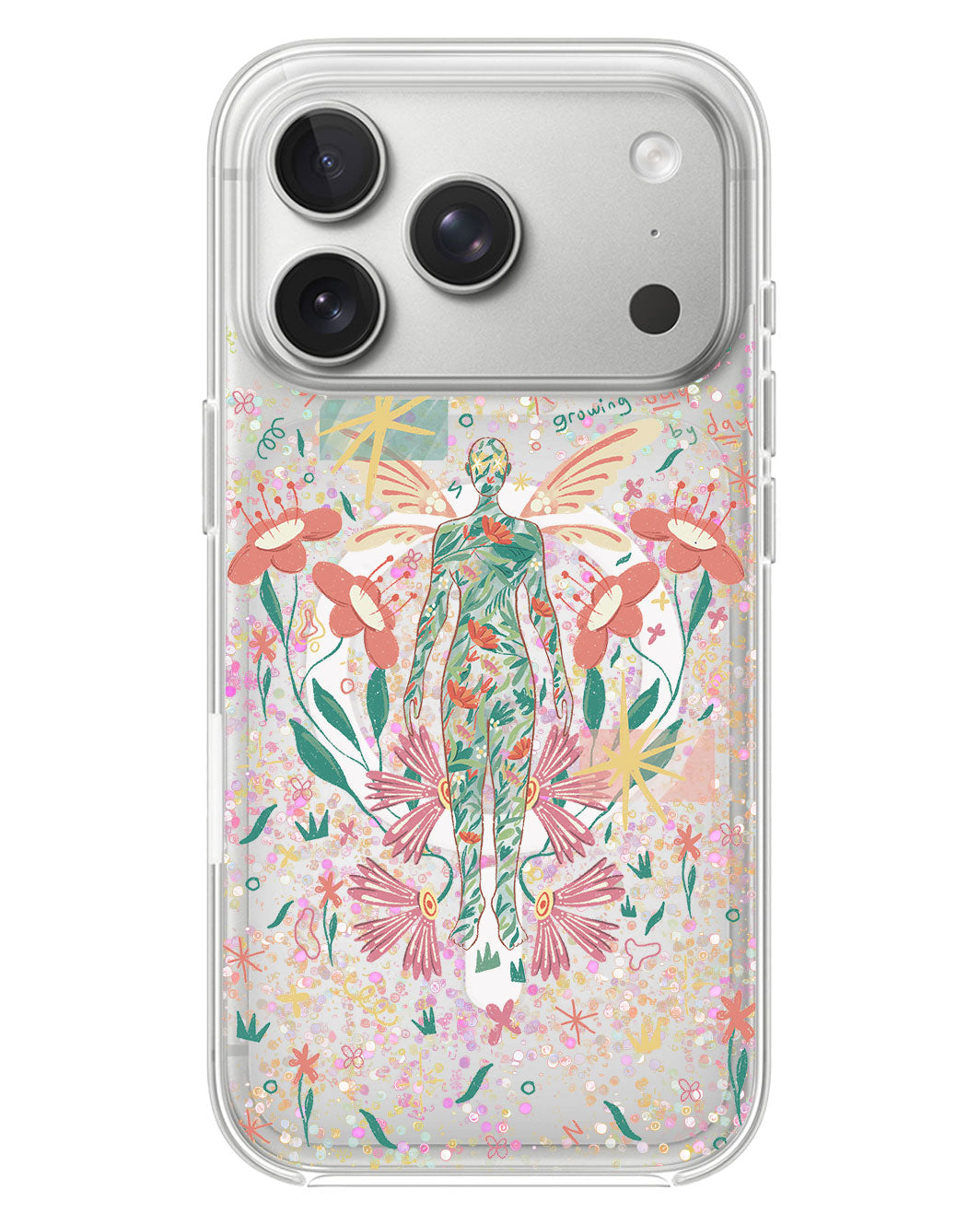 iPhone Glitter Case - Growing Day By Day